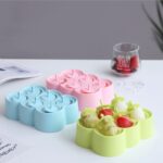 Mini molde creativo para paletas DIY, molde para helado de cubitos de hielo de silicona respetuoso con el medio ambiente, Rectangular, Triangle - Imagen 5