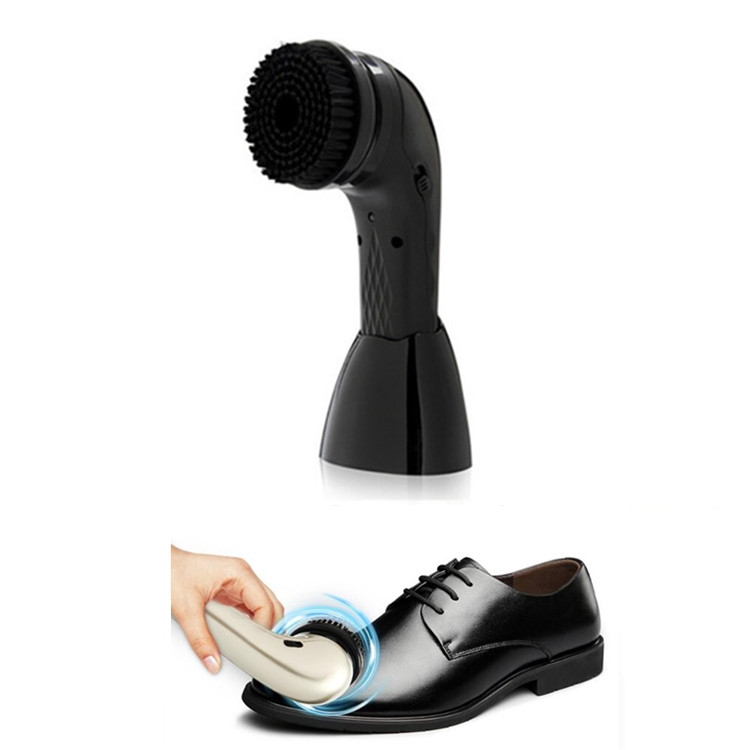 TBD0199105901A.jpg Limpiabotas eléctrico recargable por USB, limpiador de zapatos de cuero de mano multifuncional, brillo para el cuidado - Imagen 1
