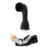 Limpiabotas eléctrico recargable por USB, limpiador de zapatos de cuero de mano multifuncional, brillo para el cuidado - Imagen 2