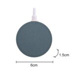 Piedra de burbuja de oxígeno para acuario, placa de Gas, cabezal de oxigenación, mesa de arena, disco de oxígeno, piedra de Gas, 3 PCS 6cm Bubble Tray - Imagen 2
