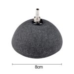 Piedra de burbuja de oxígeno para acuario, placa de Gas, cabezal de oxigenación, mesa de arena, disco de oxígeno, piedra de Gas, 8cm Semicircular Gas Stone - Imagen 2
