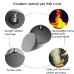 Piedra de burbuja de oxígeno para acuario, placa de Gas, cabezal de oxigenación, mesa de arena, disco de oxígeno, piedra de Gas, 8cm Semicircular Gas Stone - Imagen 4