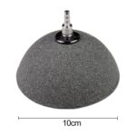 Piedra de burbuja de oxígeno para acuario, placa de Gas, cabezal de oxigenación, mesa de arena, disco de oxígeno, piedra de Gas, 10cm Semicircular Gas Stone - Imagen 2