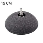 Piedra de burbuja de oxígeno para acuario, placa de Gas, cabezal de oxigenación, mesa de arena, disco de oxígeno, piedra de Gas, 15cm Semicircular Gas Stone