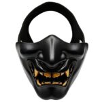 WosporT Máscara táctica de media cara para fiesta de baile de Halloween