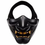 WosporT Máscara táctica de media cara para fiesta de baile de Halloween - Imagen 2