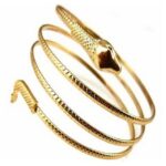 2 piezas Punk moda serpiente en espiral espiral superior brazo brazalete pulsera - Imagen 2