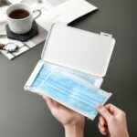 Caja de almacenamiento de mascarillas, soporte de almacenamiento temporal para billetes, tirita portátil, a prueba de polvo, a prueba de humedad, Band-aid Bill Holder - Imagen 3