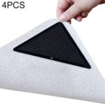 4 PCS Alfombra antideslizante Alfombrilla de baño Etiqueta antideslizante Etiqueta de seguridad para pisos