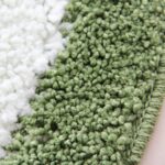 Alfombra de baño para dormitorio, suave, peluda, antideslizante, con forma de pie, tamaño: 40x60 cm - Imagen 4