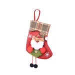 Mini medias navideñas, bolsas de regalo, decoraciones navideñas para fiesta en casa, 2 uds.