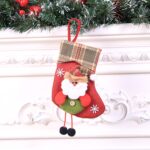Mini medias navideñas, bolsas de regalo, decoraciones navideñas para fiesta en casa, 2 uds. - Imagen 2