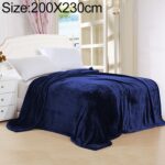 Manta polar de franela de Color liso, colcha a cuadros supersuave, funda para sofá, sábanas cálidas de invierno, mantas de piel sintética de fácil lavado, 200X230cm