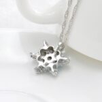Encanto Vintage cristal copo de nieve circón flor plata collares colgantes joyería regalo para mujeres - Imagen 3