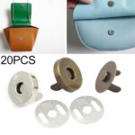 20 hebillas para equipaje 10 juegos de 1,4 cm + 1,8 cm bronce y plata