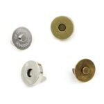 20 hebillas para equipaje 10 juegos de 1,4 cm + 1,8 cm bronce y plata - Imagen 2