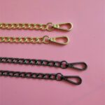 Bolso de mujer con cadena de cuero PU, correa larga para el hombro, accesorios para bolso - Imagen 3