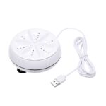 Mini lavadora portátil con turbina ultrasónica, minilavadora de ropa con Cable USB, conveniente para viajes, 2 in 1