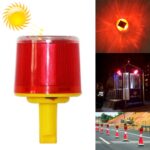 Advertencia solar nocturna Advertencia de seguridad en la construcción Luces de destello Luz de señal, Slim handle (Red)