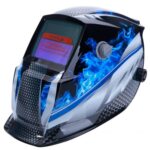 Máscara de soldadura de oscurecimiento automático Solar montado en la cabeza Sombrero de soldadura por arco de argón Soldador Casco ligero especial