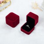3 uds accesorios de joyería de boda caja de joyería de terciopelo cuadrado estuche de exposición de joyería Cajas de Regalo caja de pendientes de anillo - Imagen 2