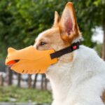 Bozal para perro mascota Bozal de silicona antimordeduras y antillamadas, S, M, L, XL - Imagen 2