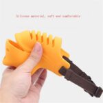 Bozal para perro mascota Bozal de silicona antimordeduras y antillamadas, S, M, L, XL - Imagen 4