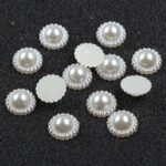 1 paquete de parches de perlas de imitación de flor de sol, accesorios para el cabello para teléfono móvil, parche de protección ambiental, 16mm - Imagen 3