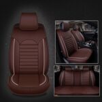 Funda universal para asiento de coche de cuero PU, Coffee