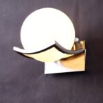 Lámpara de pared de bola de vidrio Estudio Balcón Dormitorio Mesita de noche Pasillo Luces