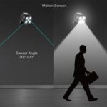 3W 4 LED SMD 3535 Iluminación exterior Sensor de movimiento inalámbrico Foco exterior Luz de pared LED - Imagen 4