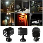 3W 4 LED SMD 3535 Iluminación exterior Sensor de movimiento inalámbrico Foco exterior Luz de pared LED - Imagen 5
