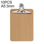 10 PCS portátil A4 / A5 tablero de madera con clip de escritura tablero duro con clip de batería, A4 3mm thick, A5 3mm thick, A4 4mm thick, A5 4mm thick