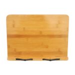 Soporte para sujetalibros de tableta de madera, libros de cocina, libros de texto, documentos, soporte de libro de descanso de lectura plegable de bambú, Light Board Medium