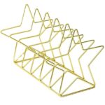 Sujetalibros galvanizado en forma de S dorado, organizador de escritorio, sujetalibros para oficina y hogar, soporte para libros, estantería creativa, S Shape Bookend