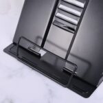 Soporte para libros de lectura ajustable de Metal portátil, soporte para iPad, estante para libros y documentos, Large - Imagen 3