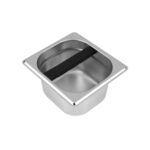 Caja de café con cubo de posos de café de acero inoxidable, Small