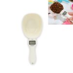 Cuchara medidora de pesaje electrónico portátil para comida de mascotas cuchara medidora de comida para perros y gatos, Measuring Spoon