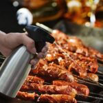 Suministros para barbacoa de botella de aceite en aerosol de acero inoxidable de grado alimenticio