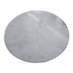 Alfombra redonda KSolid, tapete de lana suave, alfombra antideslizante, tapetes para puerta de dormitorio para niños, Diameter: 160cm - Imagen 2