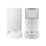 Dispensador automático de agua para gatos, cuenco de agua potable, comedero para perros, Drinking Fountain + Feeder - Imagen 2