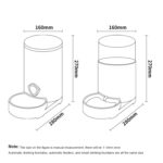 Dispensador automático de agua para gatos, cuenco de agua potable, comedero para perros, Drinking Fountain + Feeder - Imagen 3