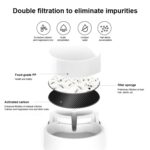 Dispensador automático de agua para gatos, cuenco de agua potable, comedero para perros, Drinking Fountain + Feeder - Imagen 4