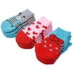 2 pares de zapatos para mascotas, perros, cachorros y gatos, zapatillas, calcetines antideslizantes, lindos para interiores, para perros pequeños, gatos, botas de nieve, calcetines, M - Imagen 3