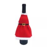 Juego de botellas de vino tinto con decoración navideña de 2 piezas, artículos navideños - Imagen 3