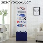 Tipo de gabinete vertical simple Cubierta de polvo de tela para aire acondicionado todo incluido, Tamaño: 175x55x35cm, Estilo: Hueso de pescado