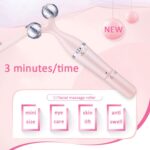 Masajeador de ojos eléctrico portátil 3 en 1, doble mentón, Estiramiento Facial, rodillo de masaje corporal para cuello, máquina para masajes faciales 3D antiarrugas - Imagen 5