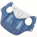Chaleco pequeño de mezclilla con personalidad Retro, ropa para perros y mascotas, chaqueta para mascotas, M - Imagen 3