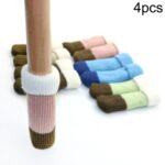 24 PCS Funda para base de silla doble acolchada antideslizante resistente al desgaste silenciosa, Chair Foot Cover