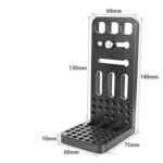 BEXIN L130A Soporte de placa L de liberación rápida de disparo vertical Soporte de base con orificios de tornillo de 1/4 pulgada - Imagen 4